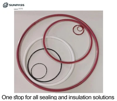Lav friksjonskoeffisient FEP O-ring for gummi og lateks